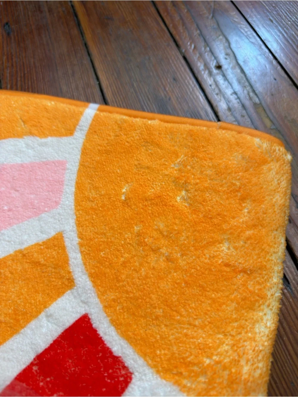NEW half circle sun rug/floor mat 40x60”